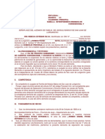 Demanda de Separacion de Divorcio