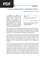 Exportaciones de Acero Hierro y Aluminio a EEUU Ultima Version