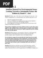 Dowload Solution Manual For Environmental Issues Looking Towards A Sustainable Future 4th Edition by Daniel C. Abel PDF