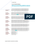 Tarea de Elaboración de Primers Forward y Reverse GVLR