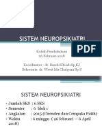 Kuliah Pendahuluan NEURO PSIKIATRI 2018