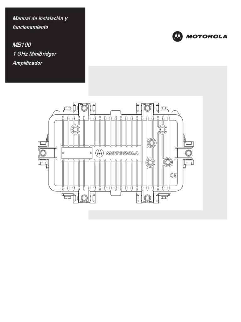 MB100 Manual - En.es | PDF | Descarga electrostática | Residuos