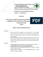 9.1.2.3 SK Penetapan Indikator Perilaku Pemberi Layanan Klinis