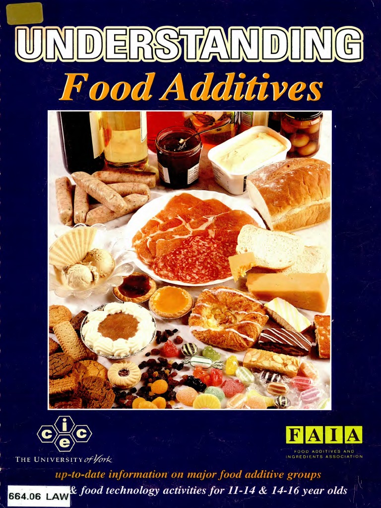 Understanding Food Additives PDF Ph Antioxidant