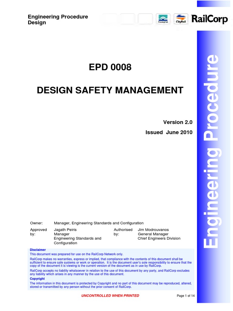 Design Safety Management | PDF | Risk Assessment | Risk