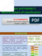 Bentham and Hooker's Classification