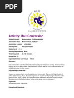 Measurement 01 Units Activity