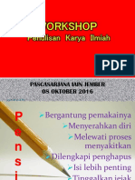 Workshop Kti s2