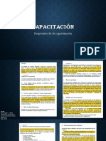 Própositos de La Capacitación