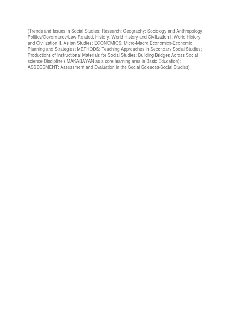 Trends and Issues in Social Studies | PDF | Social Science
