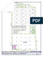 Floor plan layout for a textile factory cutting section