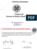 Chap 05- Stresses in Beams (Basic Topics)