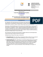 2019-2020 Fulbright-Kalam Climate Fellowship - Announcement