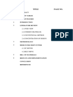 Title Page No.: List of Tables List of Figures 1 Literature Review