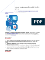 2012 Information on Demand Social Media Analysis