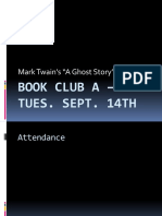 Book Club A - Tues Sept 14th