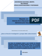 Lineas de Investigacion Mae