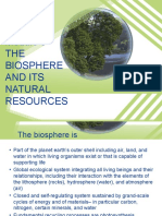 THE Biosphere and Its Natural Resources