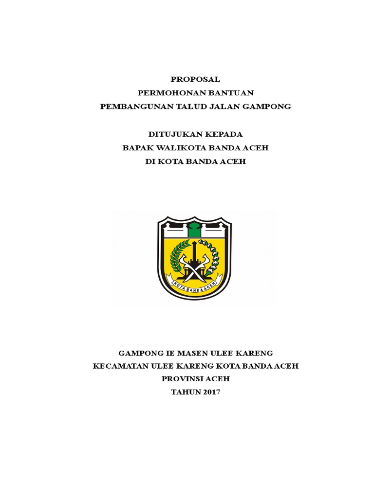 289524176ProposalPermohonanBantuanPembangunanTalud