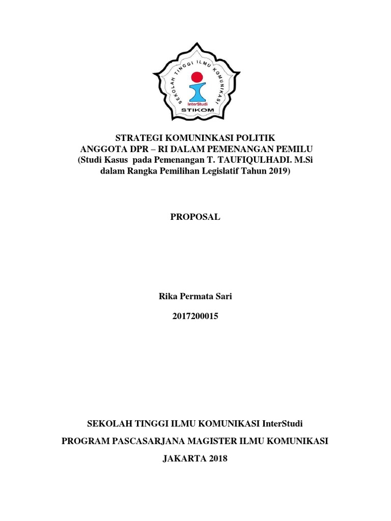 Strategi Timses dalam Mengelola Issue Politik