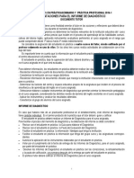 Pauta Del Informe Diagnostico - Practica Profesional 2016-1