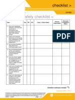 Electrical safety checklist