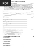Project 4 - Test Unit 5 (Version B) | PDF | Tiger