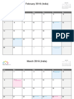 Calendar Feb