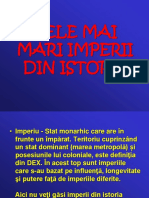 Cele Mai Mari Imperii Din Istorie