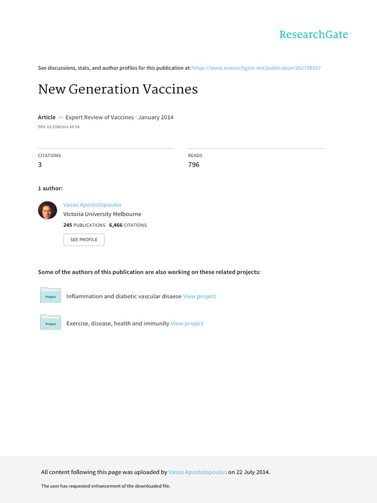 New Generation Vaccines Seminar19 | PDF | Immunogenicity | Adjuvant