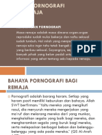 Materi Bahaya Pornografi