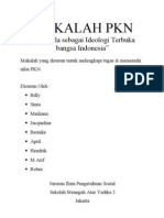 Download Makalah PKN Pancasila Sebagai Ideologi Terbuka Bangsa Indonesia by billy chandra SN37382768 doc pdf