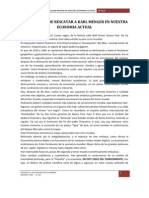 La Necesidad de Rescatar A Karl Menger en Nuestra Economia Actual