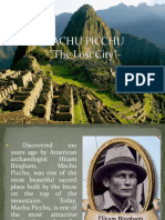 Machu Picchu