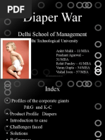 Diaper War: Delhi School of Management