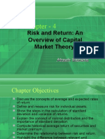 Chapter - 4: Risk and Return: An Overview of Capital Market Theory