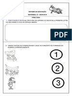 Para Casa - Março 2 (9 de Março) Modificado