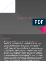 Plastic Limit Test