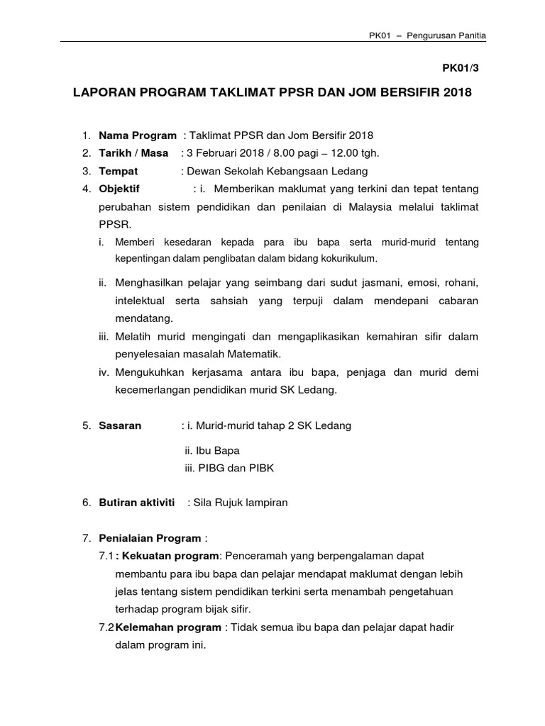 Laporan PPSR | PDF | Bisnis | Kesehatan Holistik