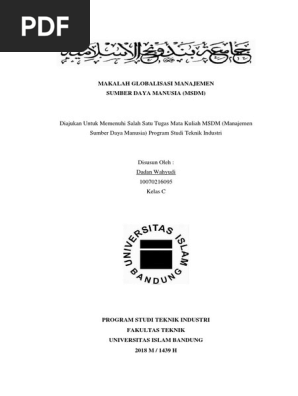 Globalisasi Msdm