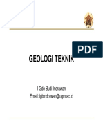 1.lecture Geologi Teknik TGL Pendahuluan-WK1