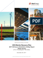 Xcel Energy Storage Bids Report