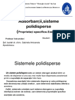 Adsorbanții,Sisteme Polidisperse- Proiect CF3.