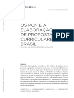 Os PCN e a Elaboração de Propostas Curriculares No Brasil