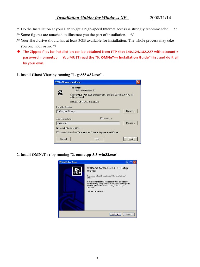 Installation Guide PDF Software