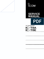 Icom IC-T8 Service Manual