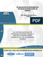 Presentación PPT - Elaboración de Expedientes Técnicos, Según