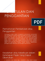 Pembetulan Dan Penggantian