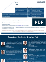 Programa de Academias 2018 Grundfos Perú 1er Semestre
