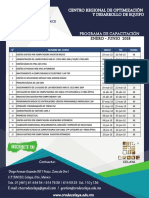 Programa de Capacitación Enero - Junio 2018